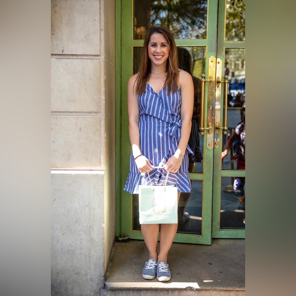 Blue stripped mini with flutter bottom. - Picture 4 of 4